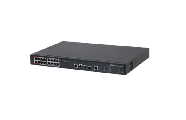 Dahua PFS4218-16ET-190 16-port 100 Mbps + 2-port Gigabit Managed PoE Switch (190W)