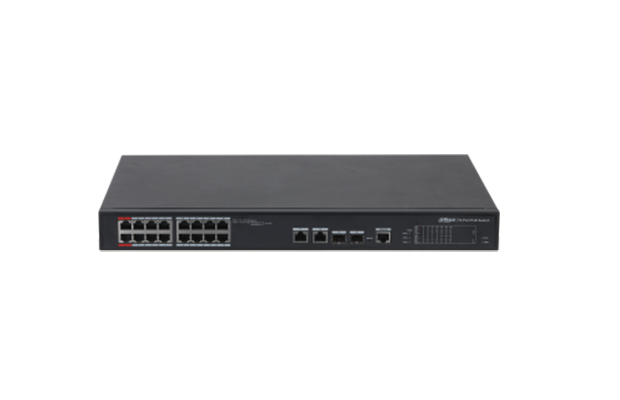 Dahua PFS4218-16ET-190 16-port 100 Mbps + 2-port Gigabit Managed PoE Switch (190W)