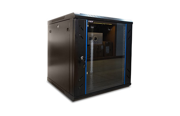 Rack Closed 12U 600W X 600D X 635H BLACK Included COLOR-FINEN - 1