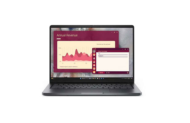Dell Pro 14 (PC14250) Core Ultra 7 255U 16GB-512GB SSD 14" FHD+ Non-Touch No-DVDRW W11Pro 3Call- (3Y) - 1
