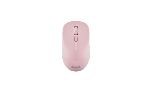 PROLINK GM-2003 Pink Wireless Mouse 4-Button, 1600DPI Standard size - 1