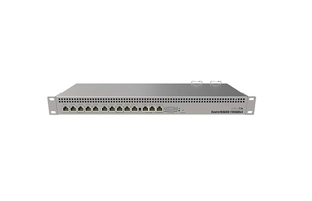 MikroTik RouterBOARD RB1100AHx4 with 13x Gigabit Ethernet ports Router - 1