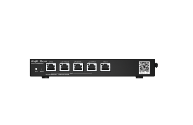 Reyee RG-EG305GH-P-E​ 5-Port High-Performance Cloud Managed PoE Office Router