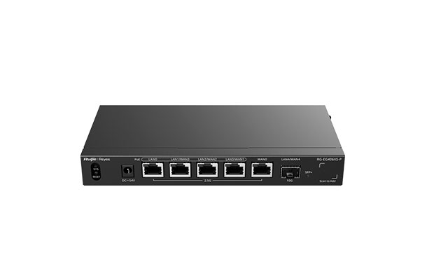 Reyee RG-EG406XS-P 6-Port PoE 2.5G Cloud Managed Router With 1x 10G Port - 1