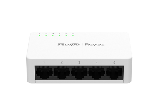 Reyee RG-ES05F 5-Port 10/100 Mbps Desktop Plastic Switch