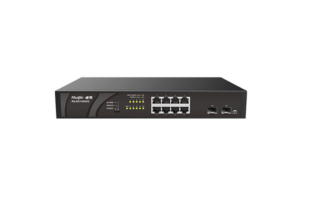 Reyee RG-ES110GDS-P 10-port 10/100/1000Mbps Unmanaged PoE Switch