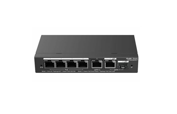 Reyee RG-ES206GS-P 6-Port Gigabit Smart Cloud Managed PoE Switch - 1