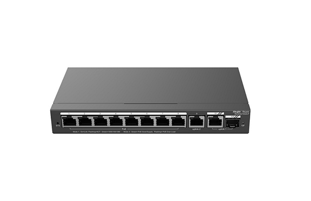 Reyee RG-ES210GS-P​ 10-Port Gigabit Smart POE Switch