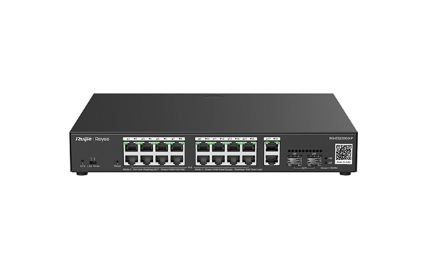 Reyee RG-ES220GS-P 20-Port Gigabit Smart Cloud Managed PoE Switch