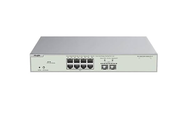 Reyee RG-NBS3300-8MG2XS-P 8-Port Multi-Gigabit Layer2 Managed PoE+ Switch - 1