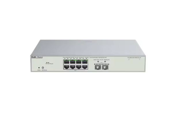 Ruijie RG-NBS5300-8MG2XS-UP 10-Ports Muti-Gigabit Layer 3 Managed Switch with 8 PoE++ Ports
