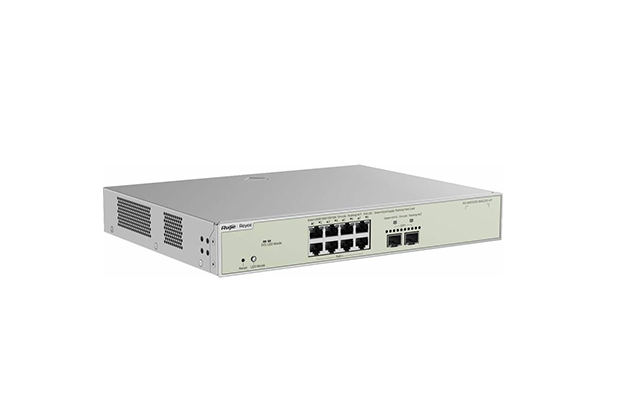 Ruijie RG-NBS5300-8MG2XS-UP 10-Ports Muti-Gigabit Layer 3 Managed Switch with 8 PoE++ Ports