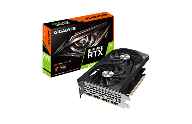 GIGABYTE GeForce RTX 3050 WINDFORCE OC V2 8GB