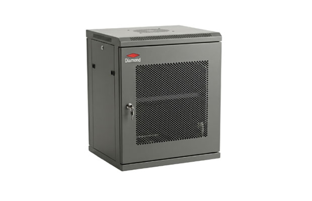 Diamond Rack 15U Net 600Wx450Dx780H Wall mount (Net Door) - 1