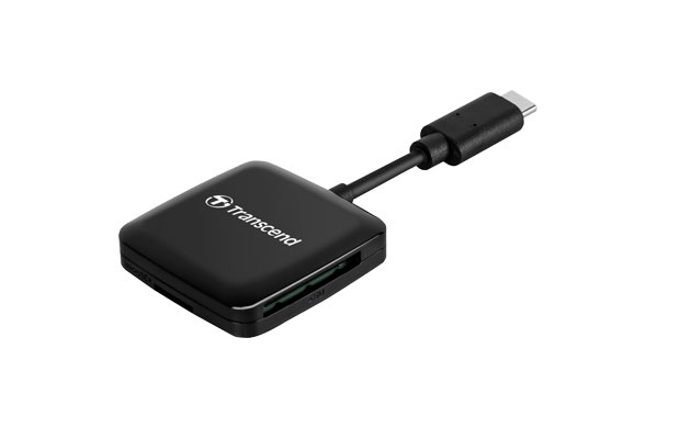 Card Reader SD/microSD TS-RDC3 Transcend USB 3.2 Gen 1, Black, Type-C (2Yr) - 1