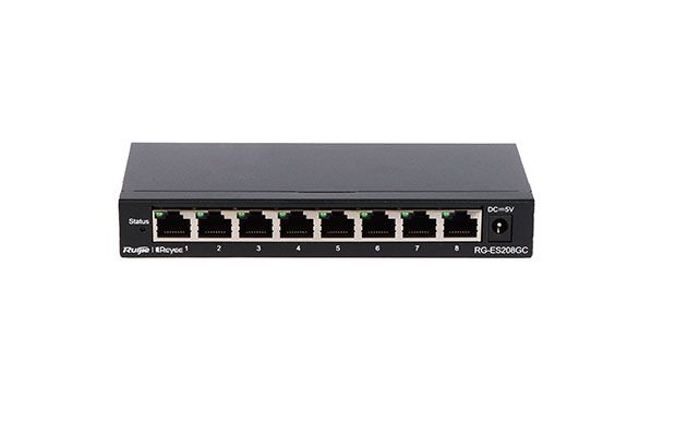 Reyee RG-ES208GC 8-Port Gigabit Smart Cloud Managed Switch - 1