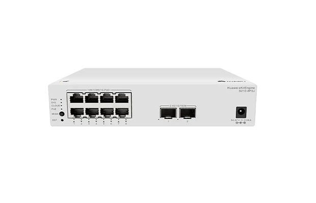 Huawei eKit S210-8P2J 8Port POE Switch​ with 2*2.5GE SFP ports - 1