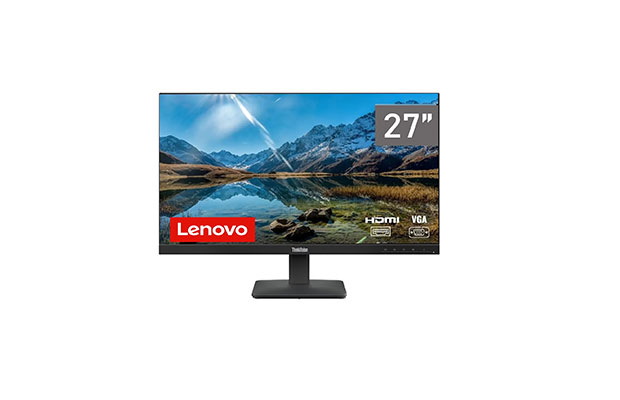 Lenovo ThinkVision S27-4e 27" Monitor Non-Touch IPS WLED FHD (1920x1080) HDMI/VGA (64BEKAR1VN) 3-years - 1