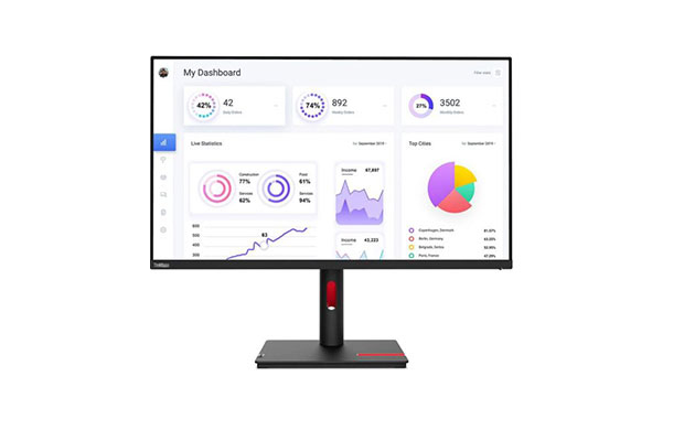 LCD Monitor Lenovo ThinkVision S27i-30 27inch 100Hz Monitor-HDMI (63DFKAR4WW) 3Yr - 1
