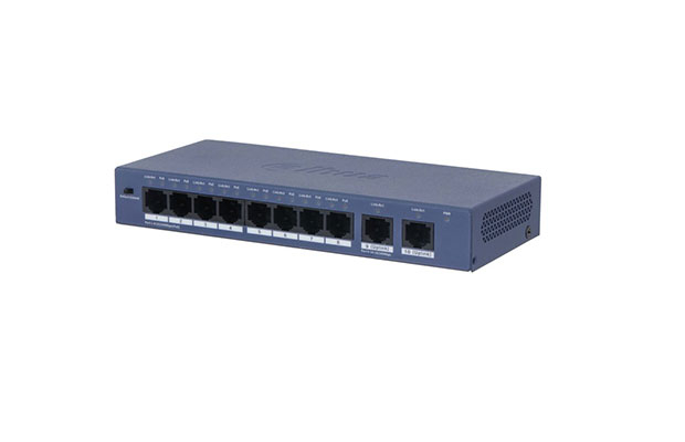 Dahua DH-S3010-8ET2ET-60 10-Port Unmanaged Desktop Switch with 8-Port PoE - 2