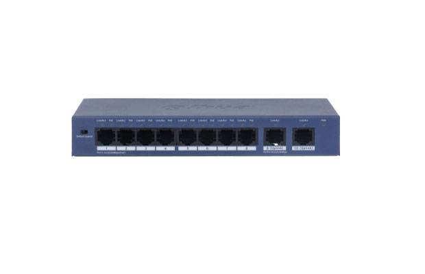 Dahua DH-S3010-8ET2ET-60 10-Port Unmanaged Desktop Switch with 8-Port PoE - 1