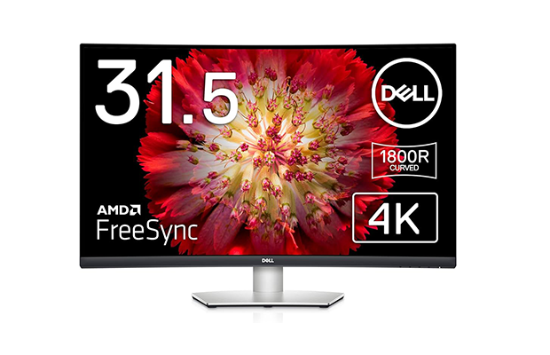 Dell S3221QS 32-Inch Curved 4K UHD Monitor