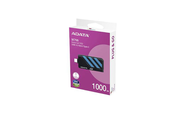 External SSD ADATA SC735 1000GB USB Flash Drive - 4
