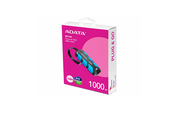 External SSD ADATA SC740 1000GB USB Flash Drive - 3