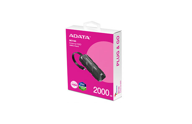 External SSD ADATA SC740 2000GB USB Flash Drive - 3