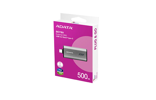 External SSD ADATA SC750 500GB USB Flash Drive - 3