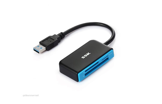 SSK USB 3.0 3-in-1 Card Reader (SCRM330) - 2