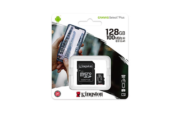 Kingston 128GB microSDXC Memory Card (SDCS2/128GB) - 2