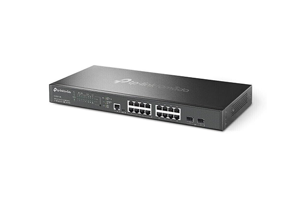 TP-Link SG3218XP-M2 Omada 16-Port 2.5G and 2-Port 10GE SFP+ L2+ Managed Switch with 8-Port PoE+