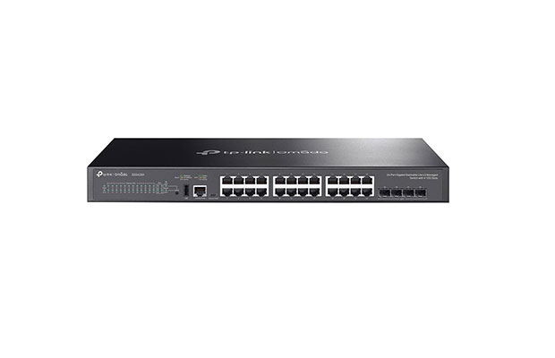 TP-Link SG5428X Omada 24-Port Gigabit Stackable Lite L3 Managed Switch with 4× 10G Slots - 1