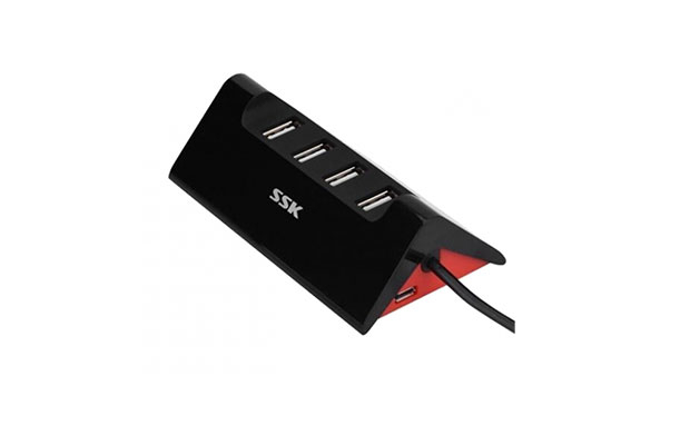 SSK USB Hub SHU830 USB 2.0 4-ports Cable 1m - 2