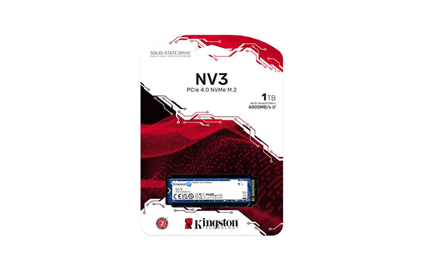 Kingston 1000G NV3 M.2 2280 PCIe 4.0 NVMe SSD (SNV3S/1000G) - 2