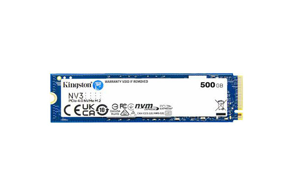 Kingston 500GB NV3 M.2 2280 NVMe PCIe 4.0 SSD Up to 5000MB/s (SNV3S/500G) - 1