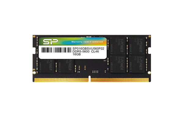 Silicon Power 16GB DDR5-5600MT/s CL46 SODIMM 16GBx1 (SP016GBSVU560F02) - 1