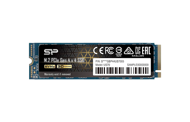 Silicon Power 1TB M.2 2280 NVMe SSD,US70 GEN 4x4, std (SP01KGBP44US7005)