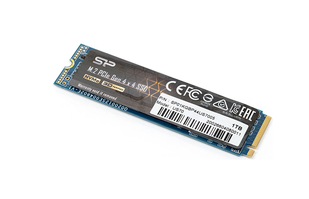 Silicon Power 1TB M.2 2280 NVMe SSD,US70 GEN 4x4, std (SP01KGBP44US7005)