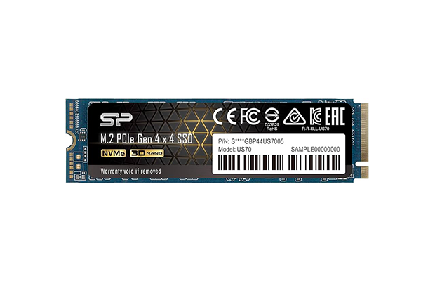Silicon Power 2TB M.2 2280, Gen4x4, PCIe, US70, 2000GB (Read/Write: 5000/4400 MB/s) (SP02KGBP44US7005)