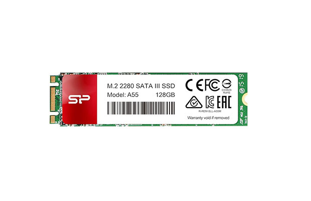Silicon Power 128GB M.2 2280 SATA SSD, A55, std (SP128GBSS3A55M28) 3Yr - 1