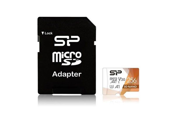Silicon Power 256GB microSDXC Memory Card (SP256GBSTXDU3V20AB) - 1