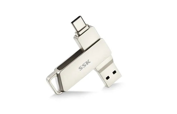 SSK FDU050 64GB USB-A to USB-C USB Flash Drive - 1