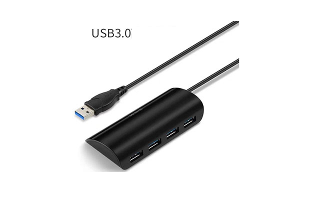 SSK Type-C 4-ports USB HUB 0.25Meter Black/White SHU808 - 2