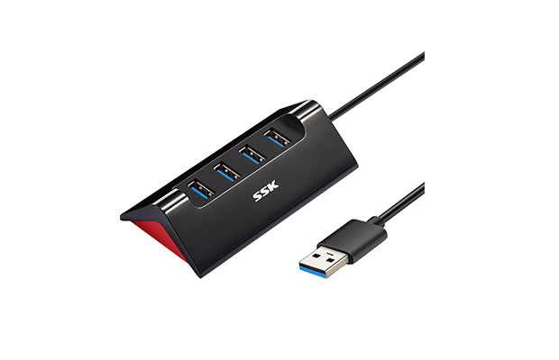SSK USB Hub SHU835 USB3.0 4-Ports Cable 1m - 1