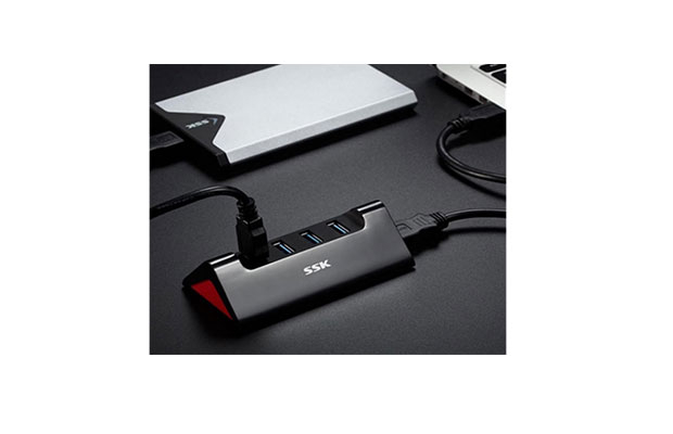 SSK USB Hub SHU835 USB3.0 4-Ports Cable 1m - 2