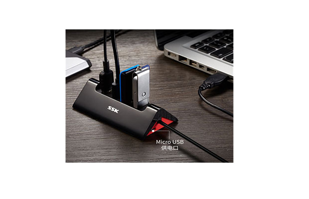 SSK USB Hub SHU835 USB3.0 4-Ports Cable 1m - 3