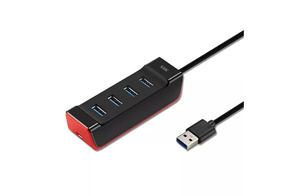 SSK USB Hub SHU850 USB3.0 4-Ports Cable 1m - 1