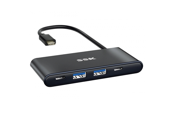 SSK SHU860 Type-C Multi-function 4-in-1 Adapter